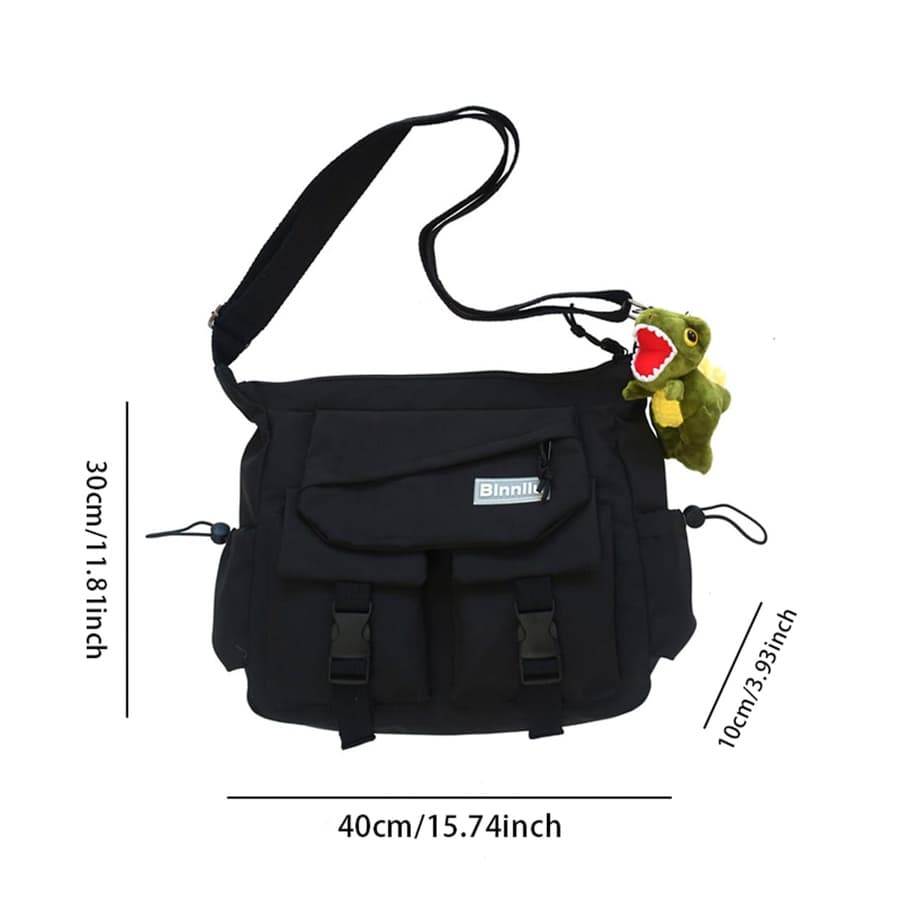 حقيبة كروس بودي كبيرة متعددة الجيوب بتصميم عملي