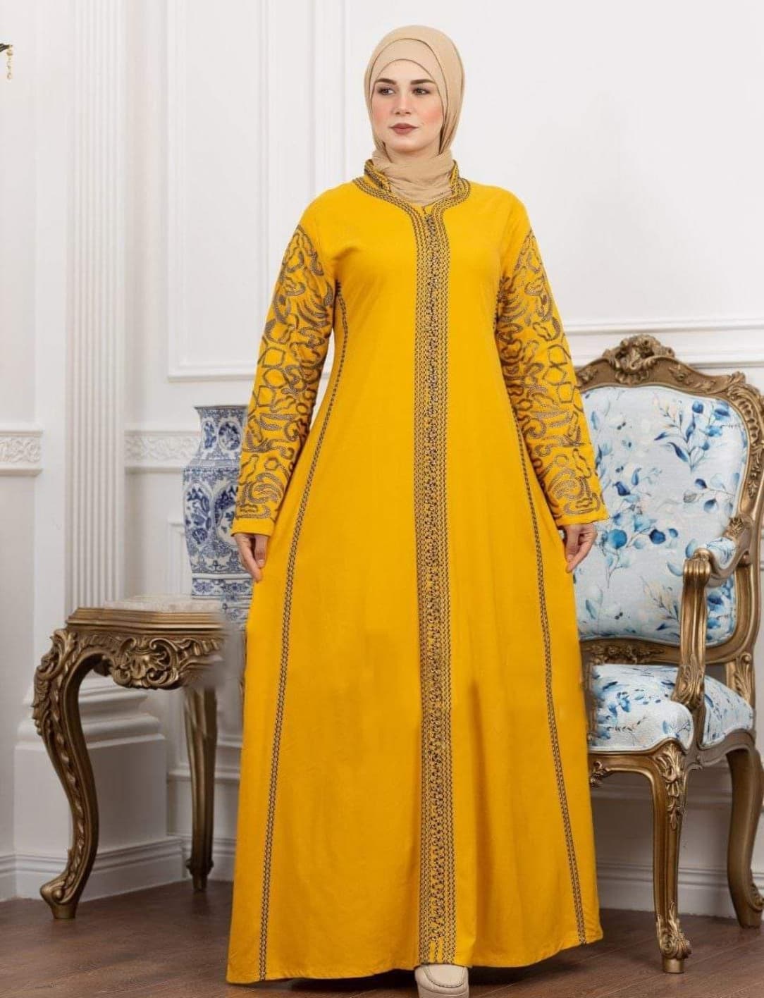 عباية قطن طبيعي